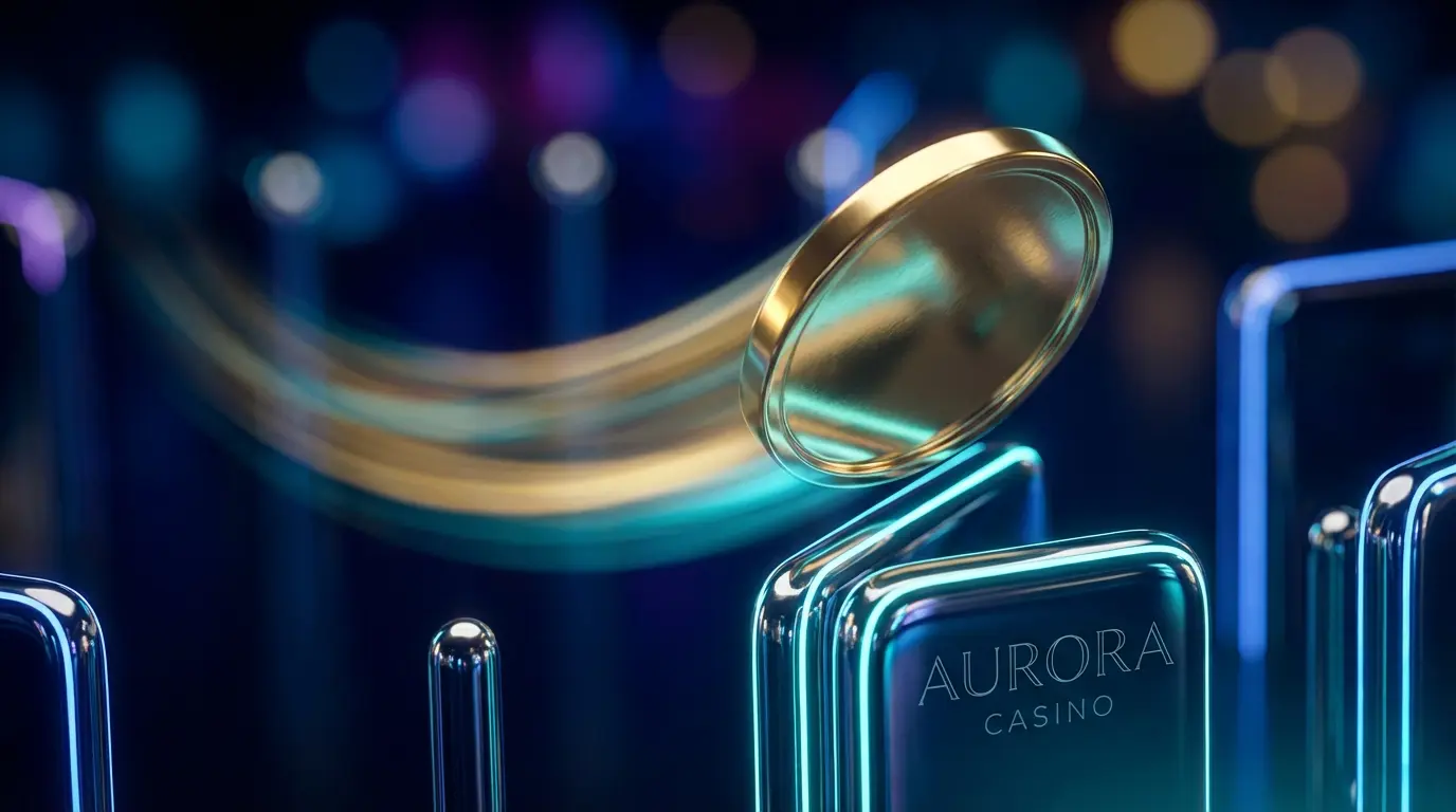 Golden disc bouncing through Plinko pegs in motion